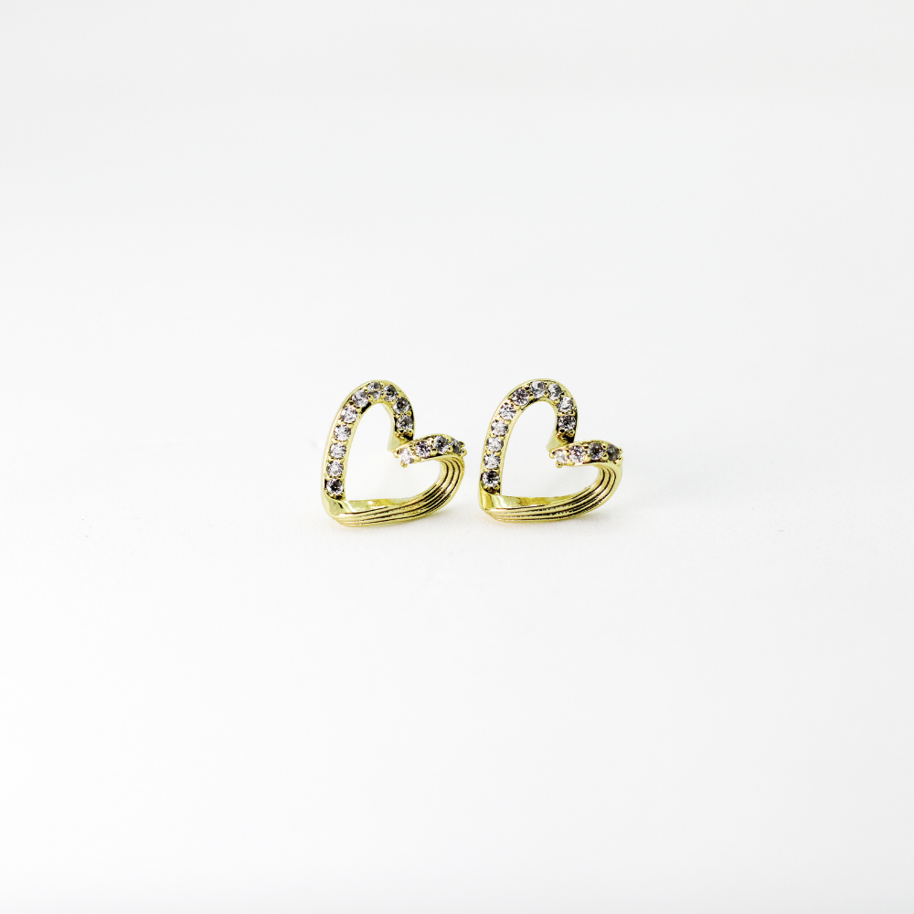 Unique Molly Curly Heart Fashion Earrings for women