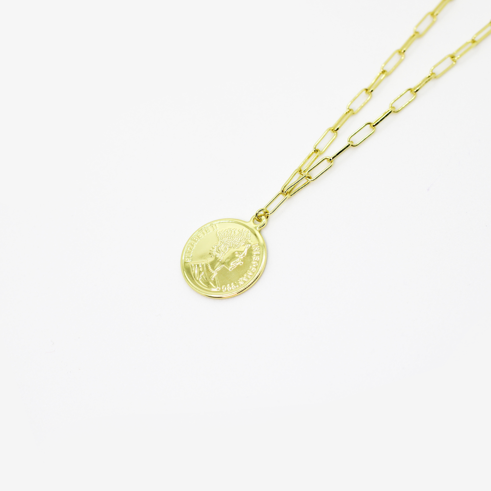 Unique Molly Triple Layered Dos Coin Fashion Necklace for women