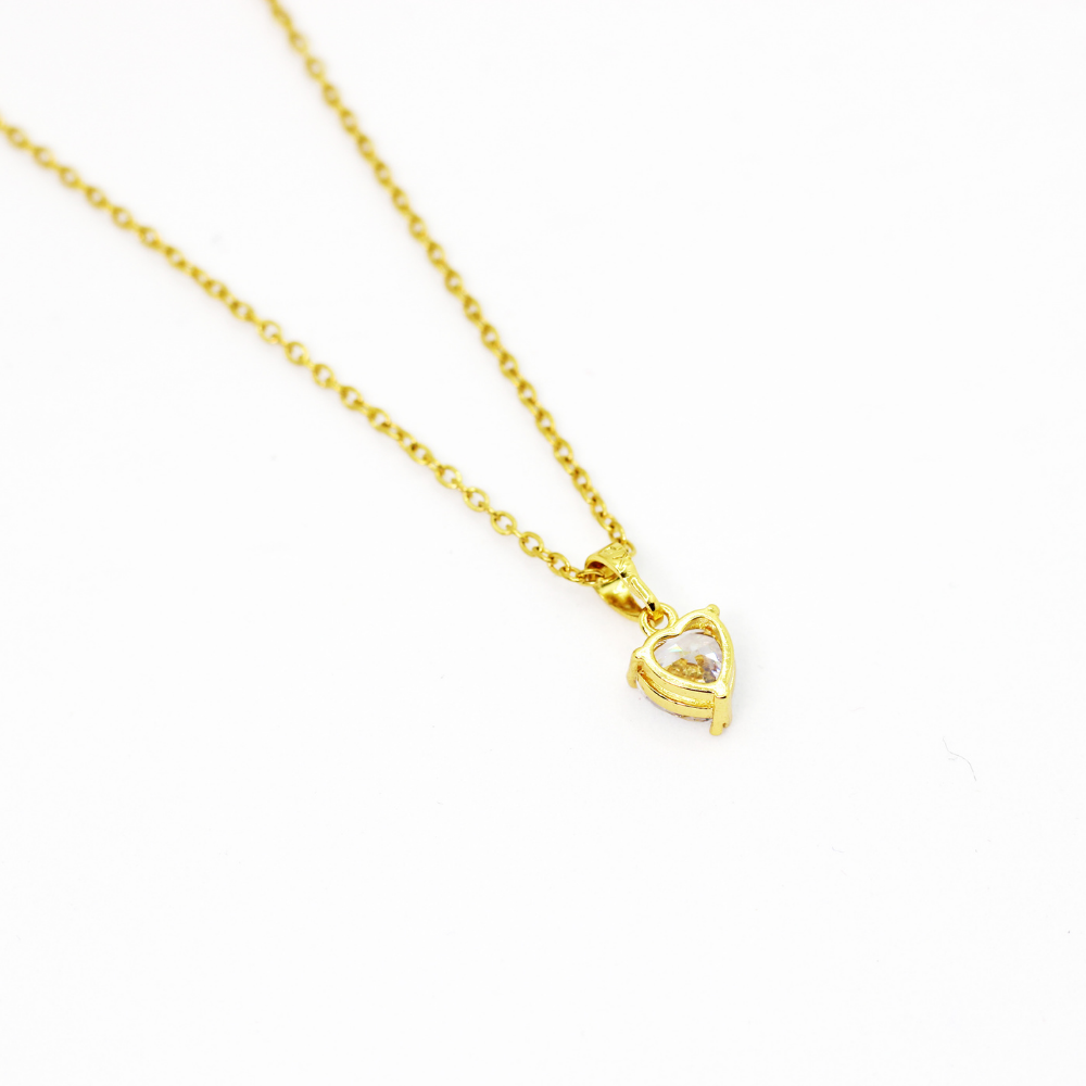 Unique Molly Mini Heart Crystal Fashion Necklace for women