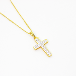 Load image into Gallery viewer, Unique Molly Cross Engraved Crystal Fashion Necklace for women
