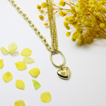 Load image into Gallery viewer, Molly Double Style Chain with Heart Fashion Necklace
