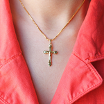 Load image into Gallery viewer, Unique Molly Small Cross Fashion Pendant for women
