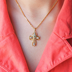 Load image into Gallery viewer, Unique Molly Layered Cross Fashion Pendant for women
