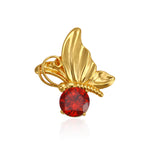 Load image into Gallery viewer, Unique Molly Butterfly with Red Crystal Fashion Pendant for women
